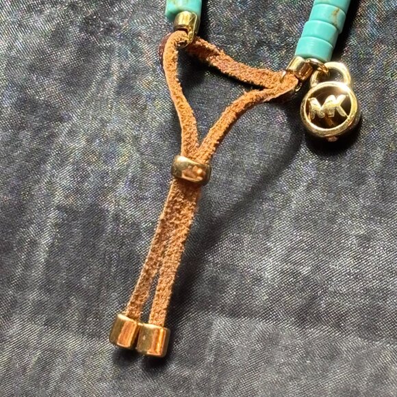 Michael Kors Turquoise Beaded Bracelet – Adjustable - Picture 5 of 5